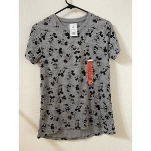 NWT Disney Heather Grey T-Shirt XS Minnie Mouse